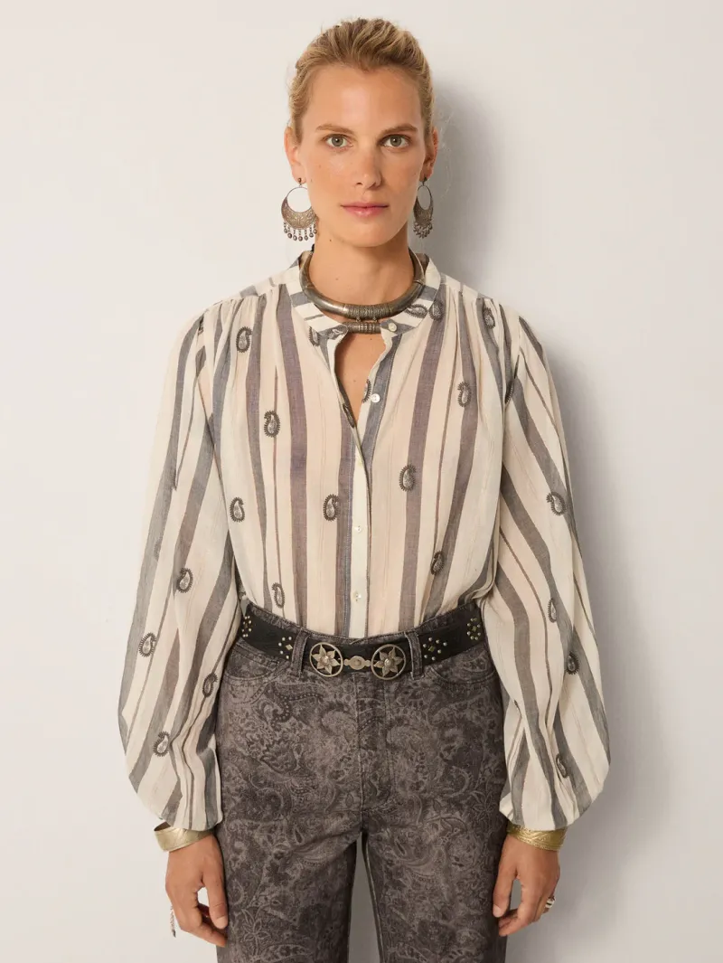 PERLA_blouse_stripe_