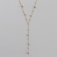 Klara___Lariat_Necklace_with_Gold_Dots__Stainless_Steel_1