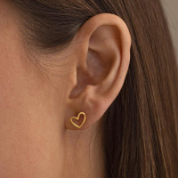 Sarah___Heart_Outline_Stud_Earring_Stainless_Steel___Gold_1