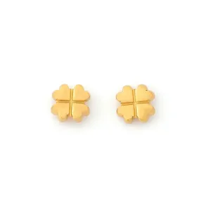 Alexa___Clover_Mini_Stud_Earrings_Stainless_Steel___Gold