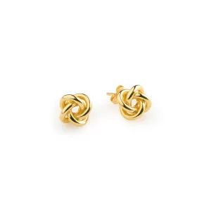 Edith___Mini_Knot_Stud_Earrings___Gold_________________