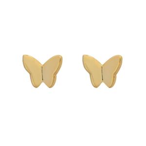 Liza___Mini_Butterfly_Stud_Earrings___Gold_____________