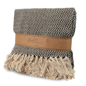 Recycled_Cotton_Plaid_Visgraat_Zwart